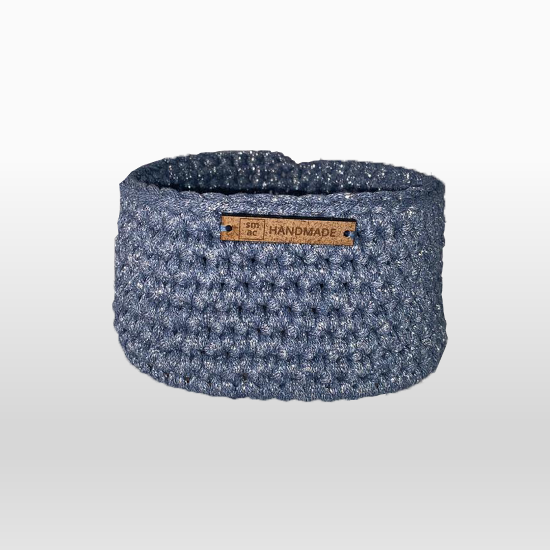 Crochet Baskets Small Blue
